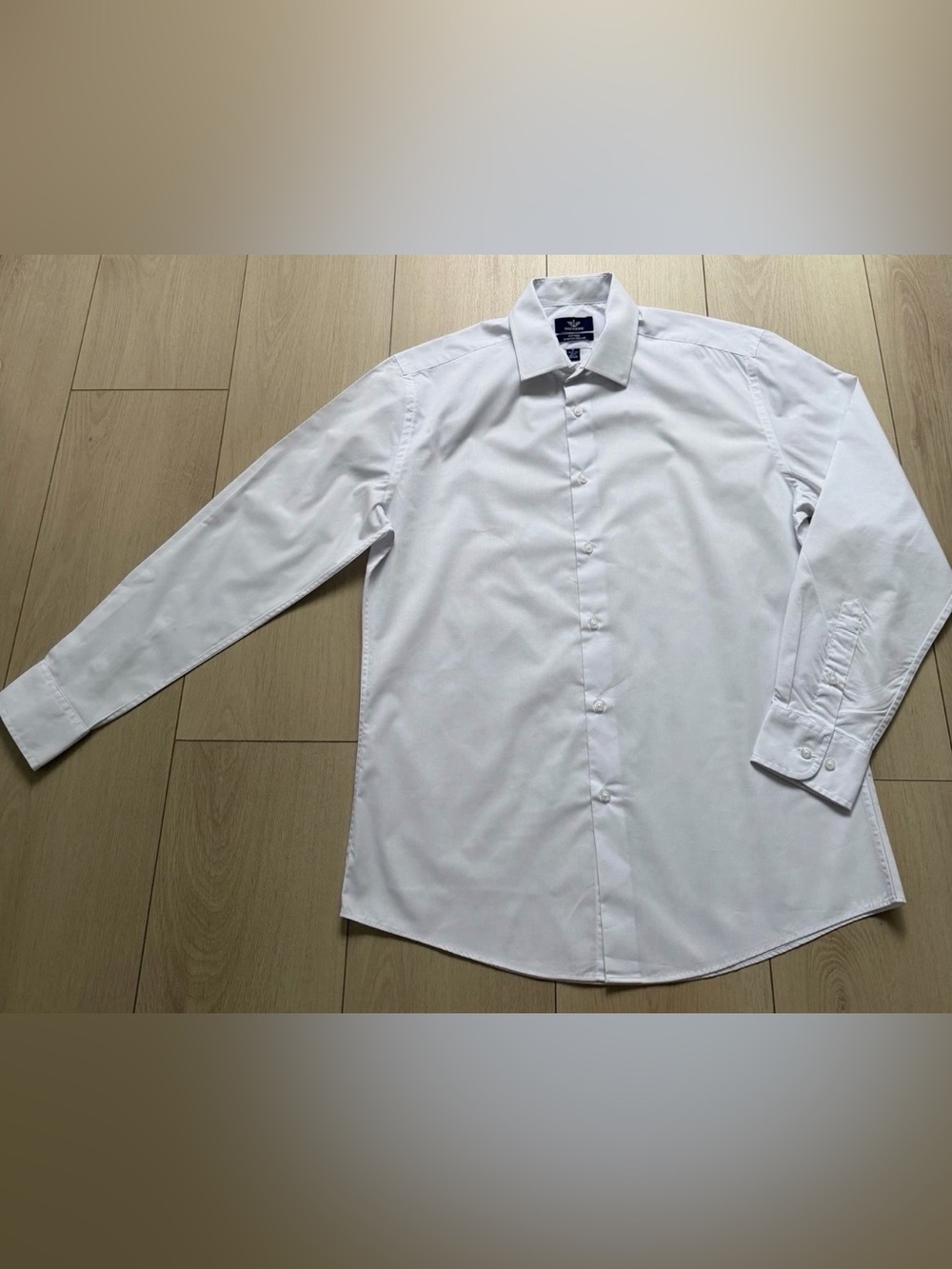 Dockers White Long-Sleeve Dress Shirt - Picture 1 of 11